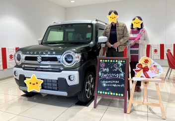 T.K様、ハスラーご納車おめでとうございます！！